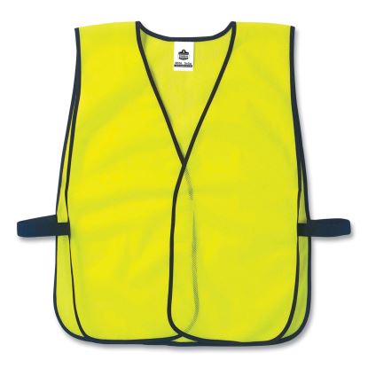 GloWear 8010HL Non-Certified Economy Vest, Polyester, One Size Fits Most, Lime1