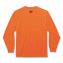 GloWear 8091 Non-Certified Hi-Vis Long Sleeve Shirt, Large, Orange1