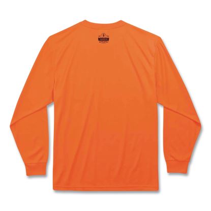 GloWear 8091 Non-Certified Hi-Vis Long Sleeve Shirt, 3X-Large, Orange1