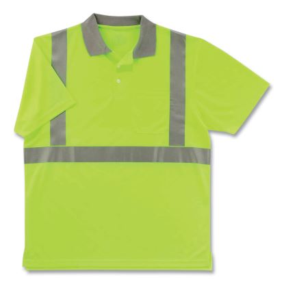 GloWear 8295 Class 2 Hi-Vis Polo Shirt, 4X-Large, Lime1