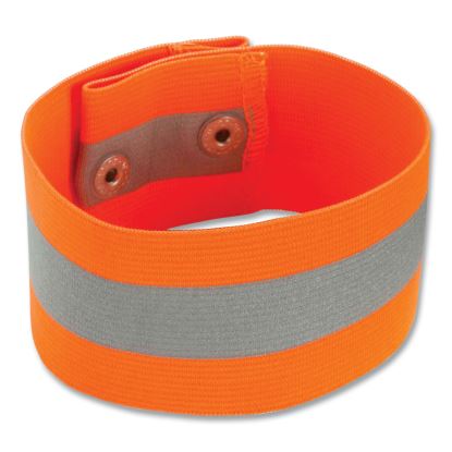 GloWear Hi Vis Arm and Leg Band with Snap Closure, Large/X-Large, Orange1