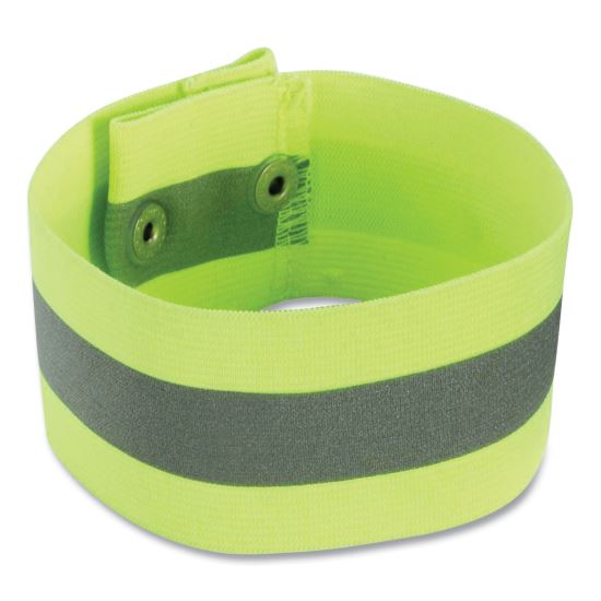 GloWear 8001 Hi-Vis Arm and Leg Band with Sanp Closure, Small/Medium, Lime1