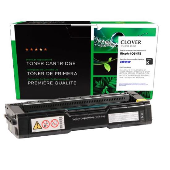 Clover Imaging Remanufactured High Yield Black Toner Cartridge for Ricoh 4064751