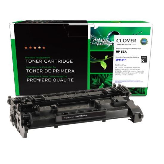 Clover Imaging Remanufactured Toner Cartridge (New Chip) for HP 58A (CF258A)1
