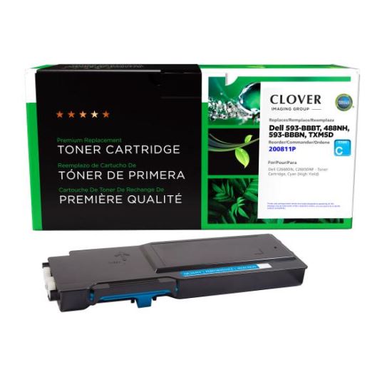 Clover Imaging Remanufactured High Yield Cyan Toner Cartridge for Dell C26601