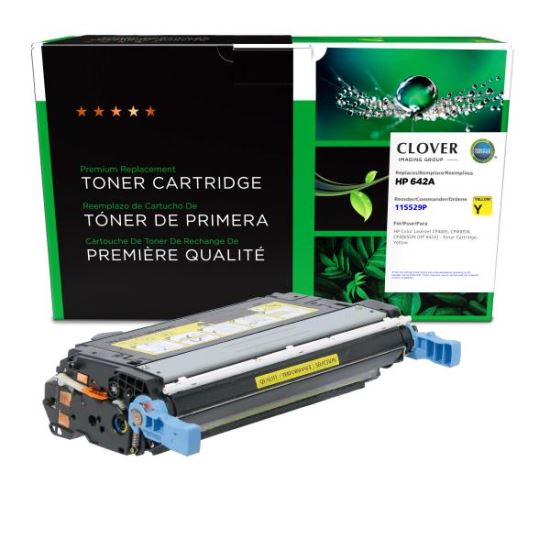 Clover Imaging Remanufactured Yellow Toner Cartridge for HP 642A (CB402A)1