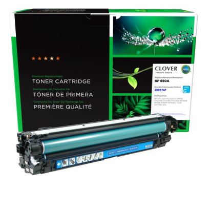 Clover Imaging Remanufactured Cyan Toner Cartridge for HP 650A (CE271A)1