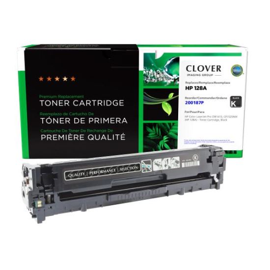 Clover Imaging Remanufactured Black Toner Cartridge for HP 128A (CE320A)1