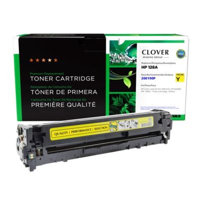 Clover Imaging Remanufactured Yellow Toner Cartridge for HP 128A (CE322A)1