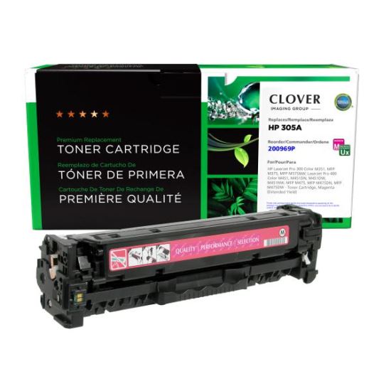 Clover Imaging Remanufactured Extended Yield Magenta Toner Cartridge for HP CE413A1