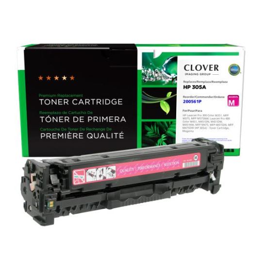 Clover Imaging Remanufactured Magenta Toner Cartridge for HP 305A (CE413A)1