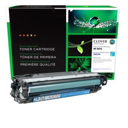 Clover Imaging Remanufactured Cyan Toner Cartridge for HP 307A (CE741A)1