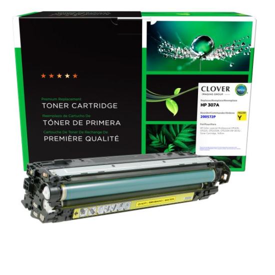 Clover Imaging Remanufactured Yellow Toner Cartridge for HP 307A (CE742A)1