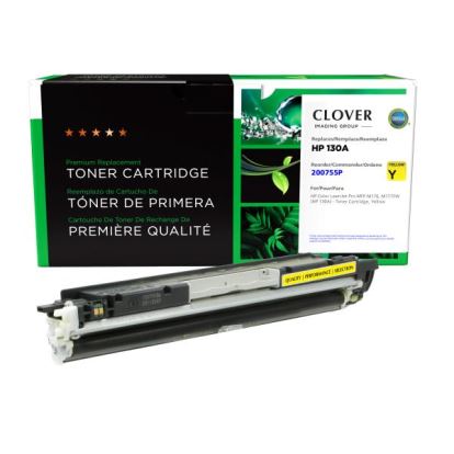 Clover Imaging Remanufactured Yellow Toner Cartridge for HP 130A (CF352A)1