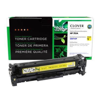 Clover Imaging Remanufactured Yellow Toner Cartridge for HP 312A (CF382A)1