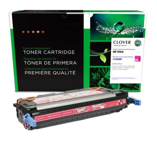 Clover Imaging Remanufactured Magenta Toner Cartridge for HP 314A (Q7563A)1