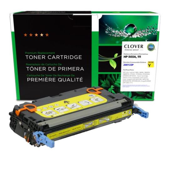 Clover Imaging Remanufactured Yellow Toner Cartridge for HP 503A (Q7582A)1