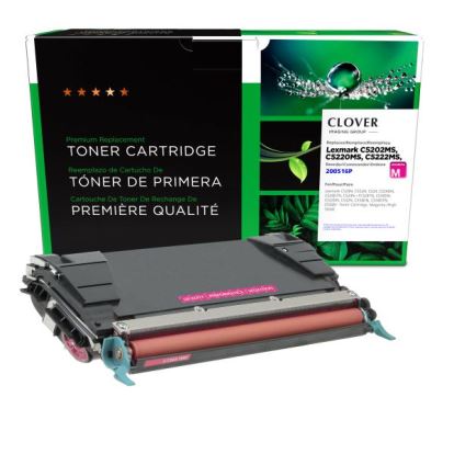 Clover Imaging Remanufactured High Yield Magenta Toner Cartridge for Lexmark C520/C522/C524/C5341