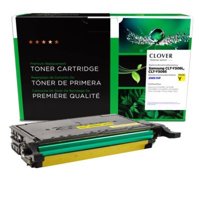 Clover Imaging Remanufactured High Yield Yellow Toner Cartridge for Samsung CLT-Y508L/CLT-Y508S1