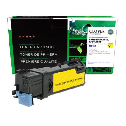 Clover Imaging Remanufactured High Yield Yellow Toner Cartridge for Xerox 106R01596/106R015931