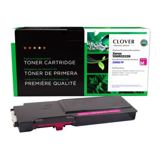 Clover Imaging Remanufactured High Yield Magenta Toner Cartridge for Xerox 106R022261