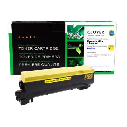 Clover Imaging Remanufactured Yellow Toner Cartridge for Kyocera TK-5621