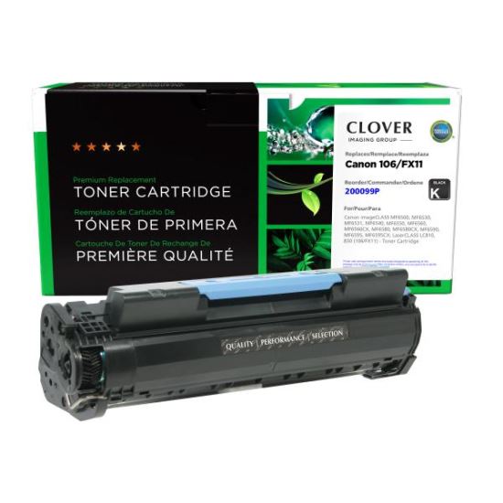 Clover Imaging Remanufactured Universal Toner Cartridge for Canon 106/FX11 (0264B001AA/1153B001AA)1