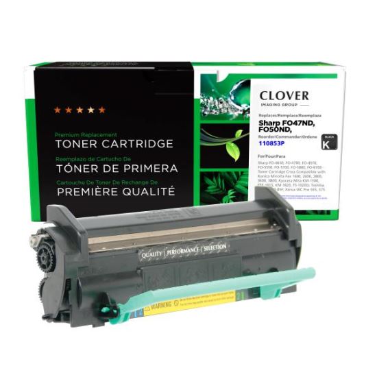 Clover Imaging Remanufactured Universal Toner Cartridge for Sharp FO47ND/FO50ND, Konica Minolta 4152-611, Kyocera Mita 4152-611, Toshiba TK-18, Xerox 106R4021