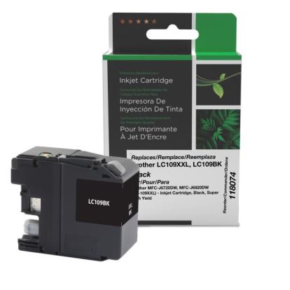 Clover Imaging Remanufactured Super High Yield Black Ink Cartridge for Brother LC109XXL1