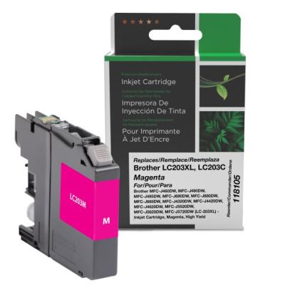 Clover Imaging Remanufactured High Yield Magenta Ink Cartridge for Brother LC203XL1