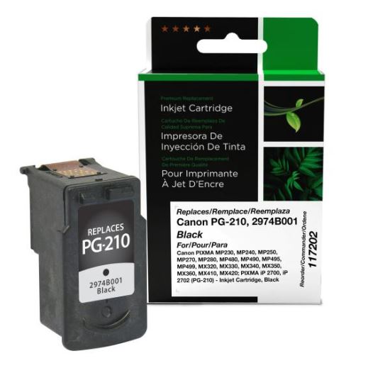 Clover Imaging Remanufactured Black Ink Cartridge for Canon PG-210 (2974B001)1