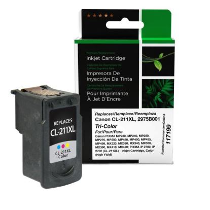 Clover Imaging Remanufactured High Yield Color Ink Cartridge for Canon CL-211XL (2975B001)1