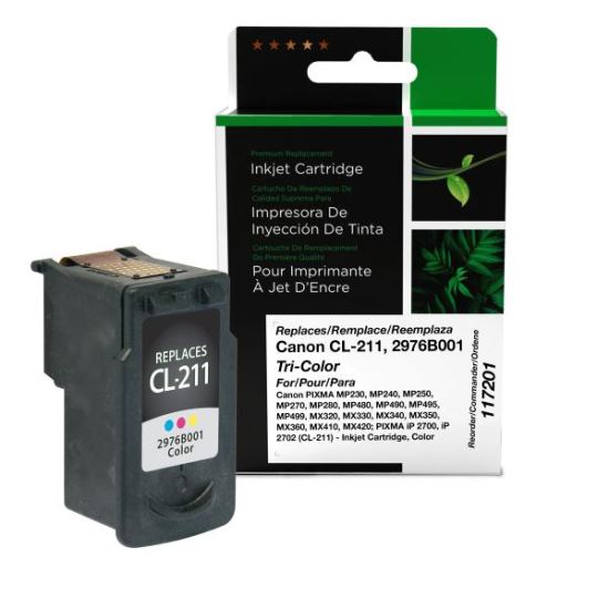 Clover Imaging Remanufactured Color Ink Cartridge for Canon CL-211 (2976B001)1