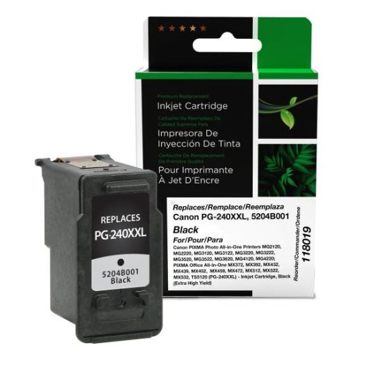 Clover Imaging Remanufactured Extra High Yield Black Ink Cartridge for Canon PG-240XXL (5204B001)1