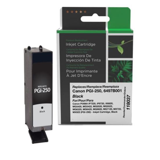 Clover Imaging Remanufactured Black Ink Cartridge for Canon PGI-250 (6497B001)1