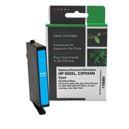 Clover Imaging Remanufactured High Yield Cyan Ink Cartridge for HP 935XL (C2P24AN)1