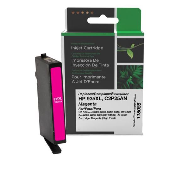 Clover Imaging Remanufactured High Yield Magenta Ink Cartridge for HP 935XL (C2P25AN)1