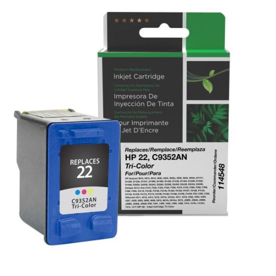 Clover Imaging Remanufactured Tri-Color Ink Cartridge for HP 22 (C9352AN)1