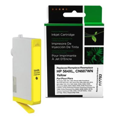 Clover Imaging Remanufactured High Yield Yellow Ink Cartridge for HP 564XL (CB325WN/CN687WN)1