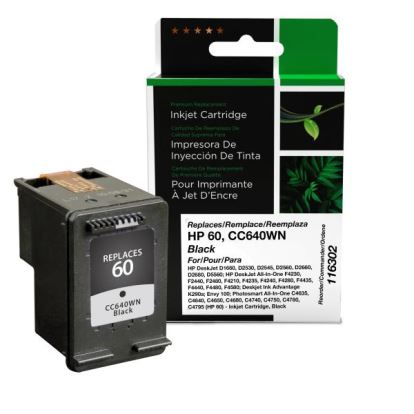 Clover Imaging Remanufactured Black Ink Cartridge for HP 60 (CC640WN)1