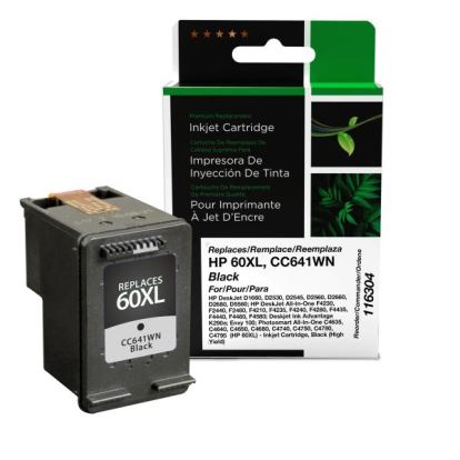 Clover Imaging Remanufactured High Yield Black Ink Cartridge for HP 60XL (CC641WN)1