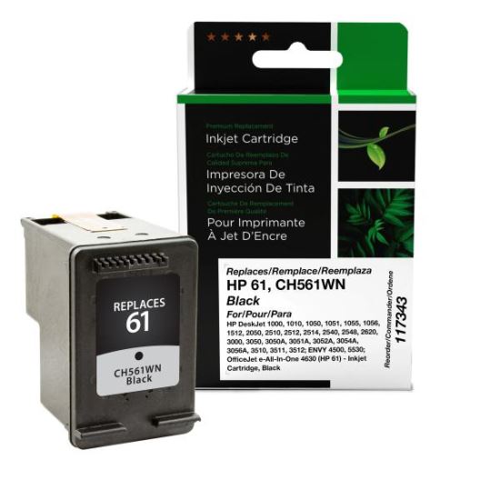 Clover Imaging Remanufactured Black Ink Cartridge for HP 61 (CH561WN)1