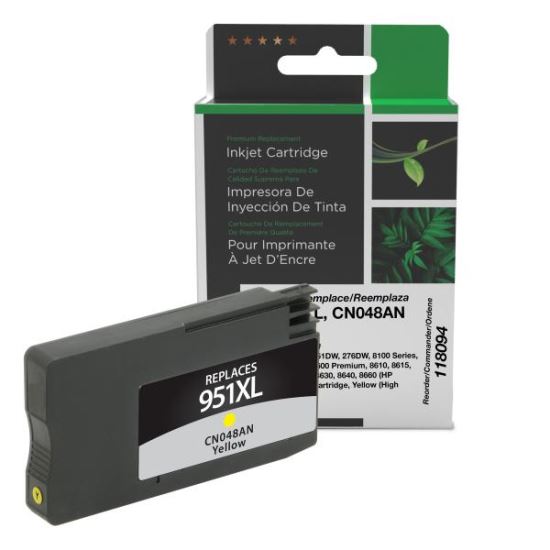 Clover Imaging Remanufactured High Yield Yellow Ink Cartridge for HP 951XL (CN048AN)1