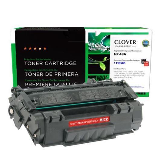 Clover Imaging Remanufactured MICR Toner Cartridge for HP Q5949A, TROY 02-81036-0011