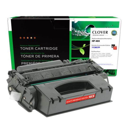 Clover Imaging Remanufactured High Yield MICR Toner Cartridge for HP Q5949X, TROY 02-81037-0011