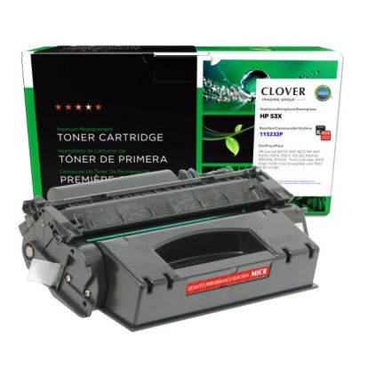 Clover Imaging Remanufactured High Yield MICR Toner Cartridge for HP Q7553X, TROY 02-81213-0011