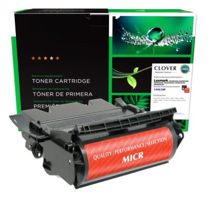 Clover Imaging Remanufactured High Yield MICR Toner Cartridge for Lexmark T640/T642/T644/X642/X644/X6461