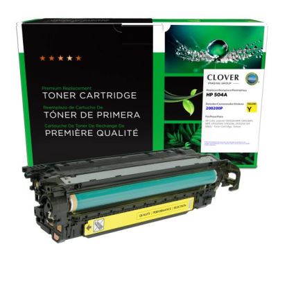 Clover Imaging Remanufactured Yellow Toner Cartridge for HP 504A (CE252A)1