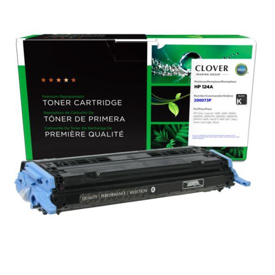 Clover Imaging Remanufactured Black Toner Cartridge for HP 124A (Q6000A)1