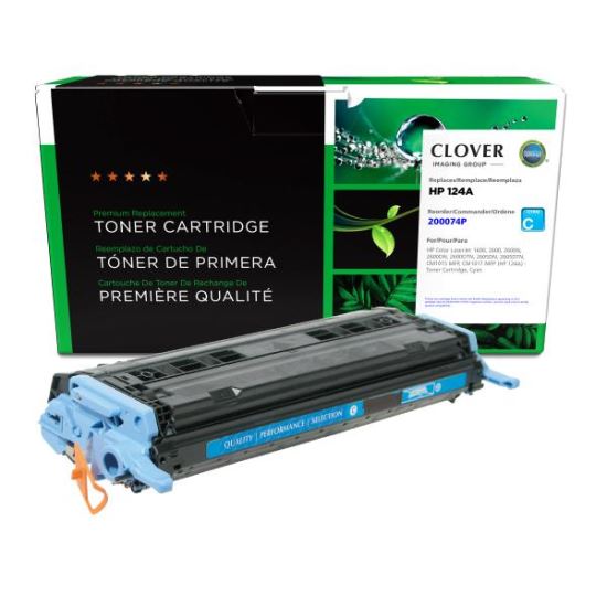 Clover Imaging Remanufactured Cyan Toner Cartridge for HP 124A (Q6001A)1